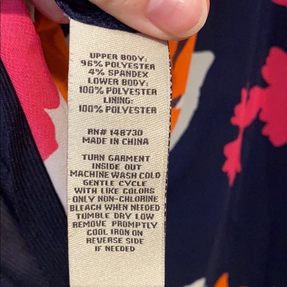 Floral 3/4 Sleeve Dress - Picture 5 of 5